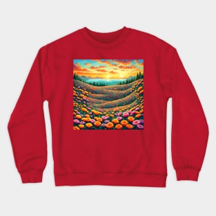 Field of flowers Crewneck Sweatshirt